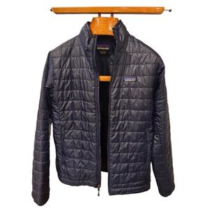 PATAGONIA Men’s SMALL Nano Puff Insulated Jacket - NAVY BLUE